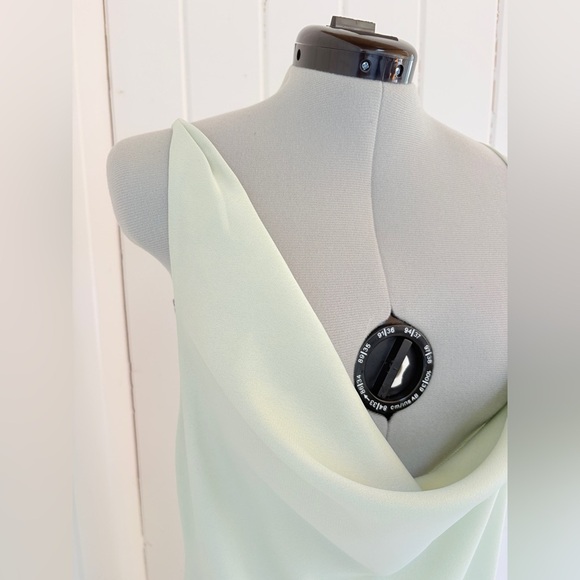 BHLDN Cucumber Green Satin Slip Dress – Size 16 – NWT - Picture 4 of 16